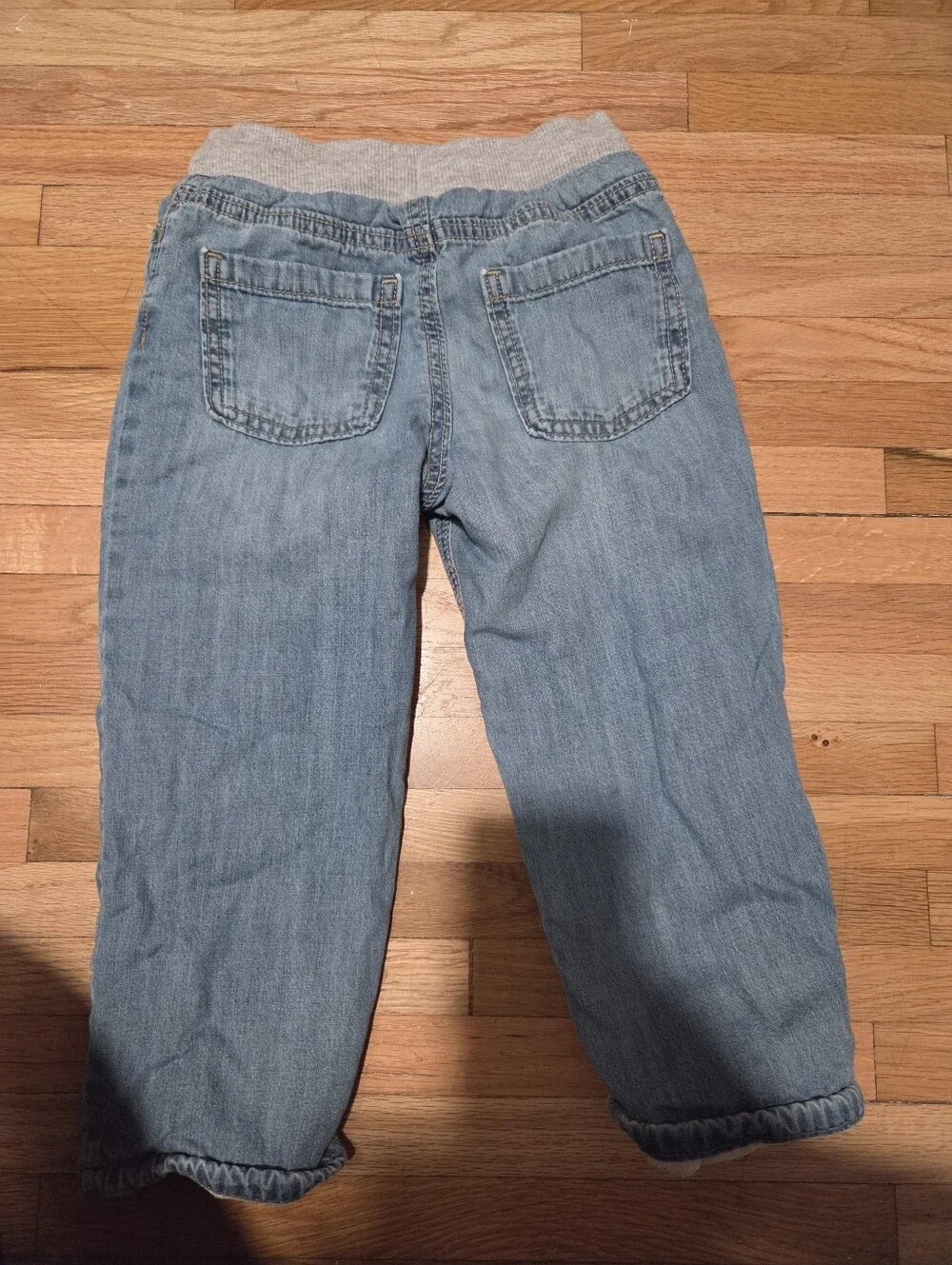 OshKosh B'gosh Light Blue Denim Jogger Jeans Fleece Lined / Size 4t
